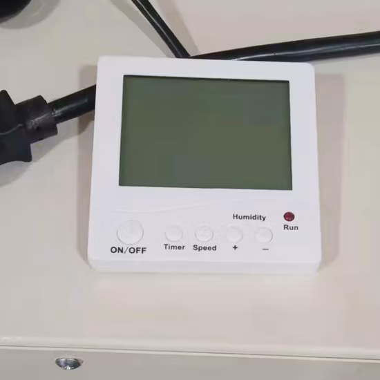 Desumidificador de duto montado no teto de ar fresco para uso industrial para porões e salas grandes